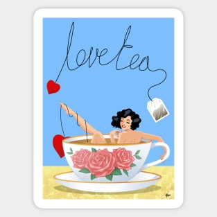 Tea lover Sticker